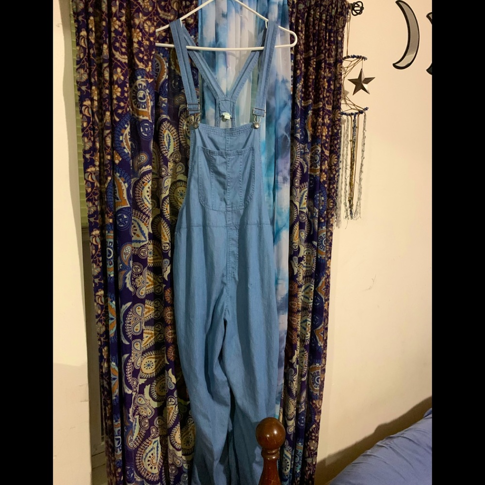 Aerie Railroad Striped Overalls